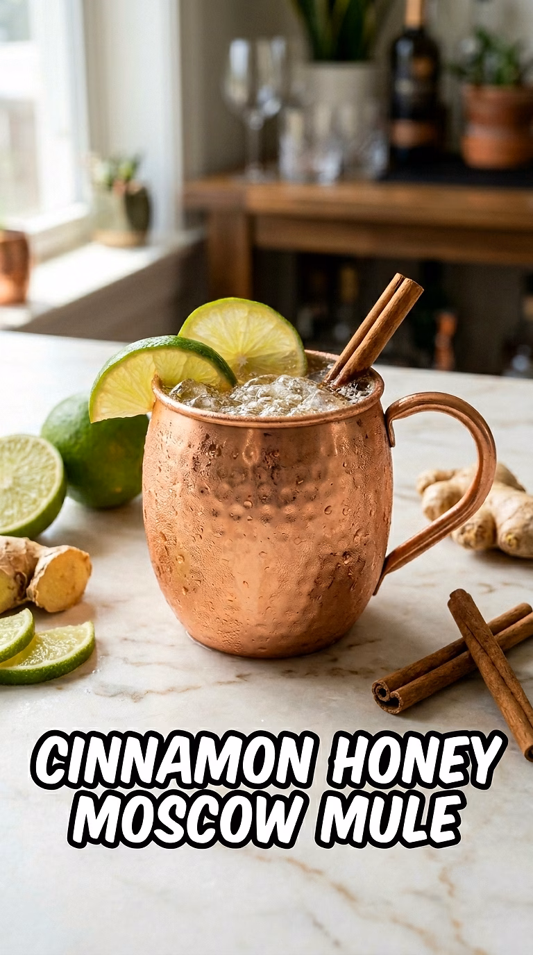 Cinnamon Honey Moscow Mule