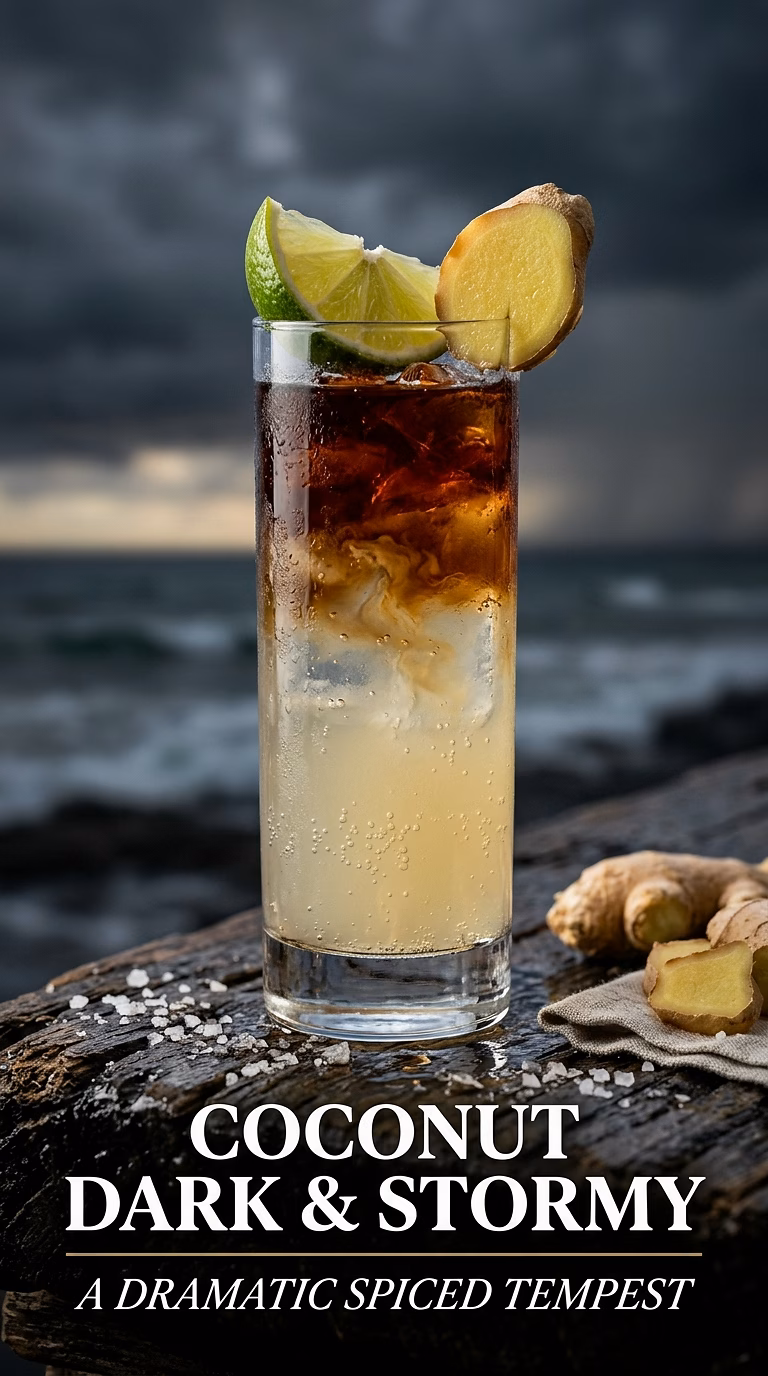 Coconut Dark and Stormy