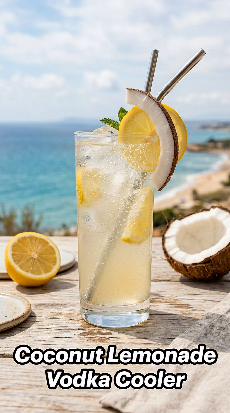 Coconut Lemonade Vodka Cooler