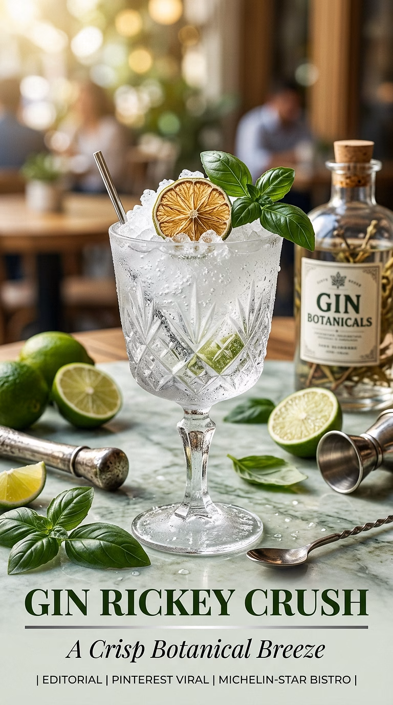 Gin Rickey Crush