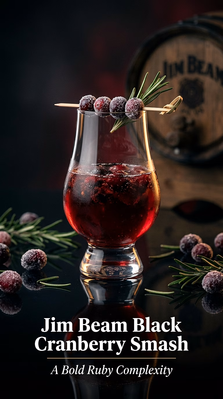 Jim Beam Black Cranberry Smash