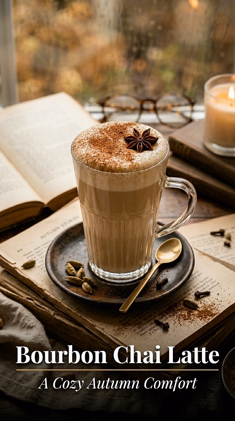 Spiced Bourbon Chai Latte