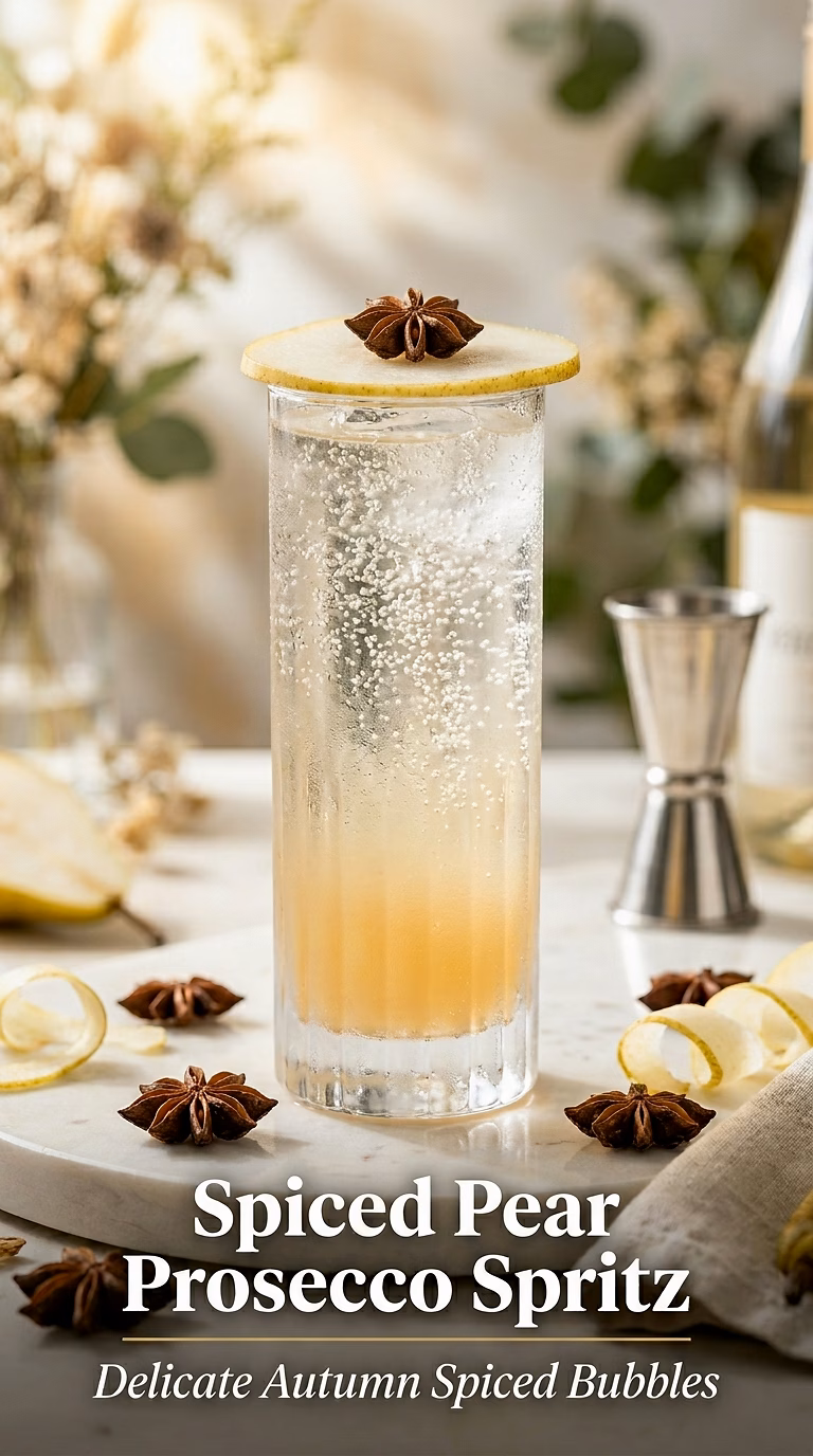 Spiced Pear Prosecco Spritz