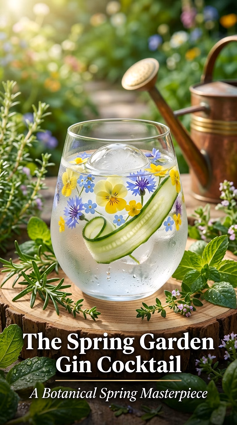 The Spring Garden Gin Cocktail