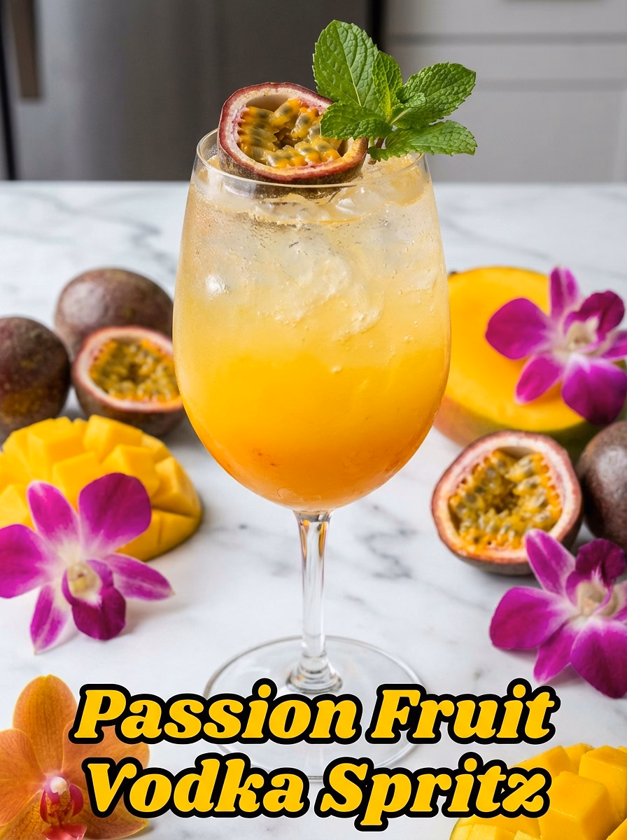 Passion Fruit Vodka Spritz