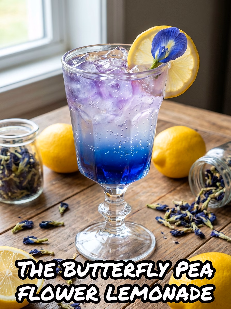 The Butterfly Pea Flower Lemonade