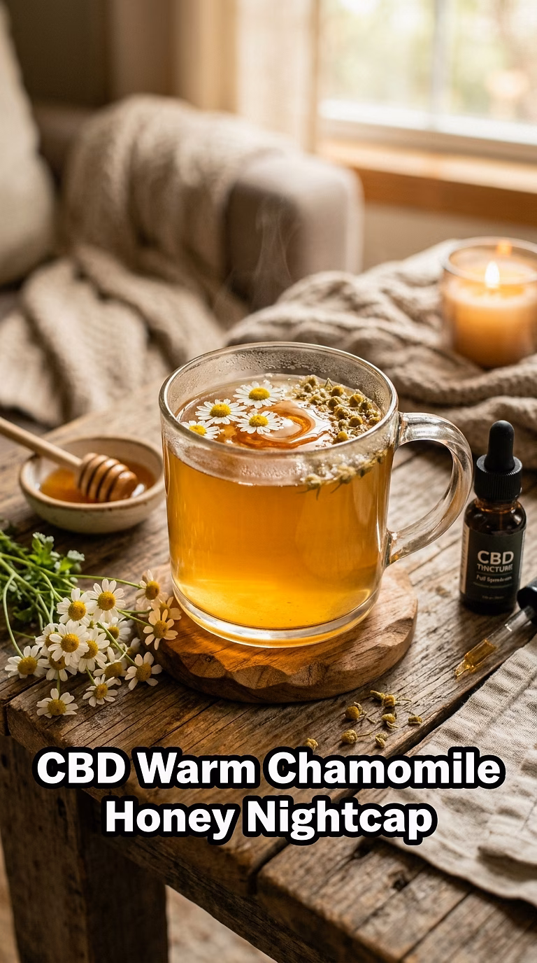 CBD Warm Chamomile Honey Nightcap