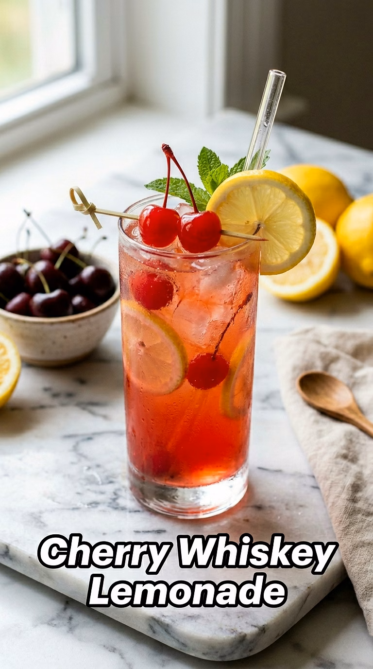 Cherry Whiskey Lemonade