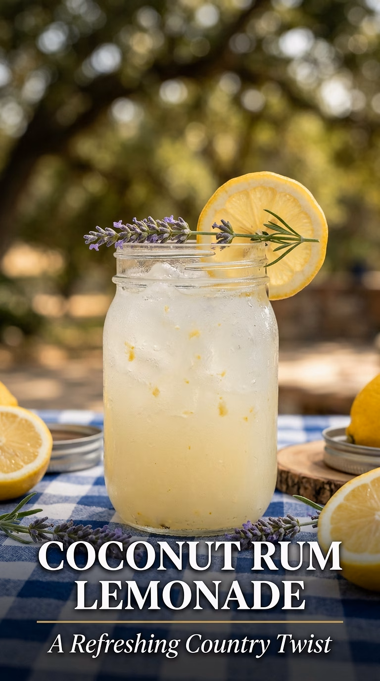 Coconut Rum Lemonade