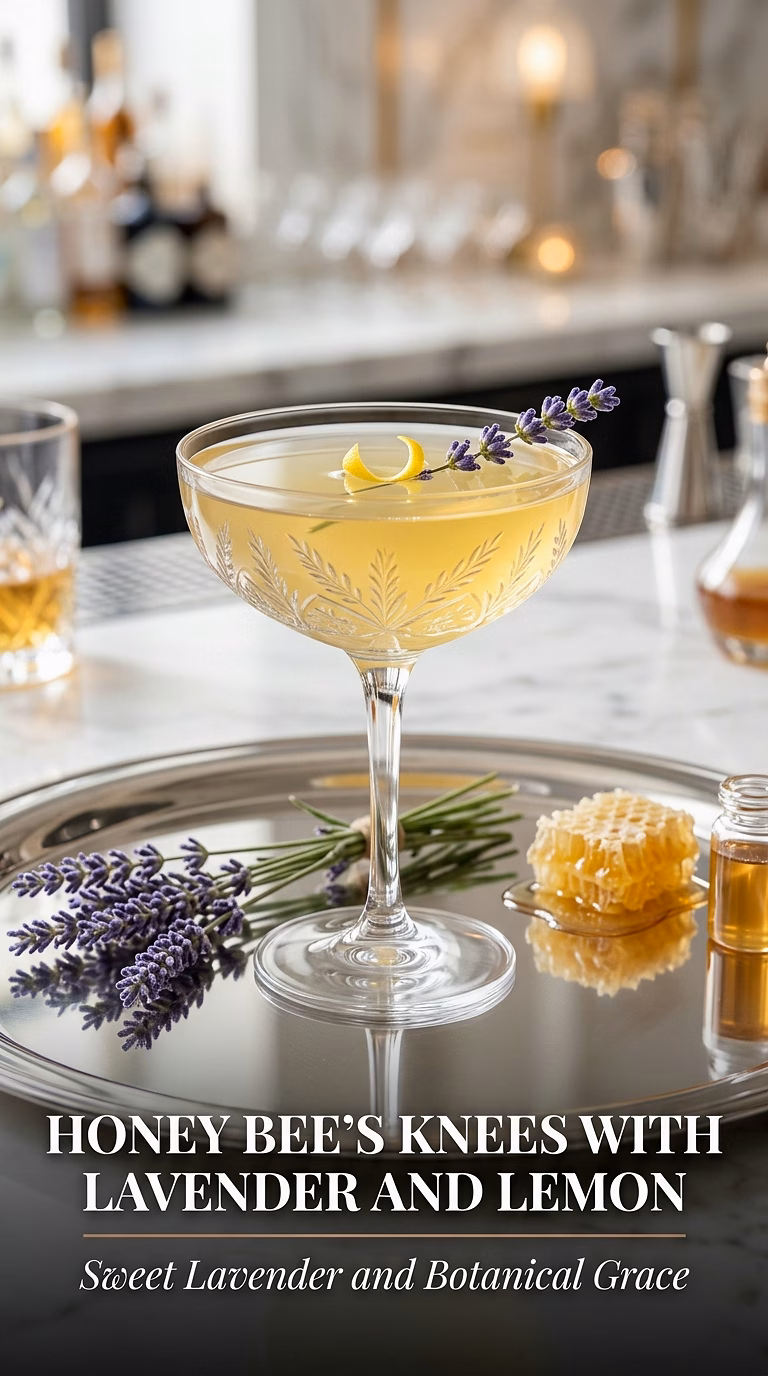 Honey Bee's Knees with Lavender and Lemon