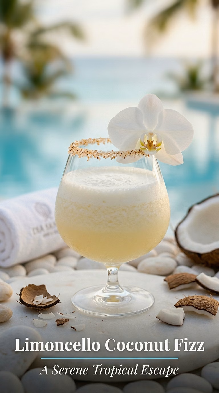 Limoncello Coconut Fizz