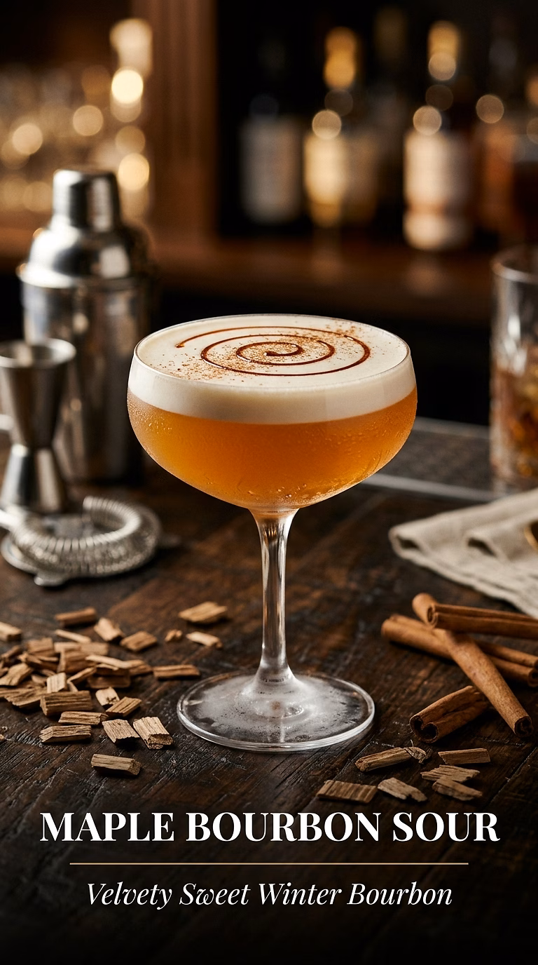 Maple Bourbon Sour