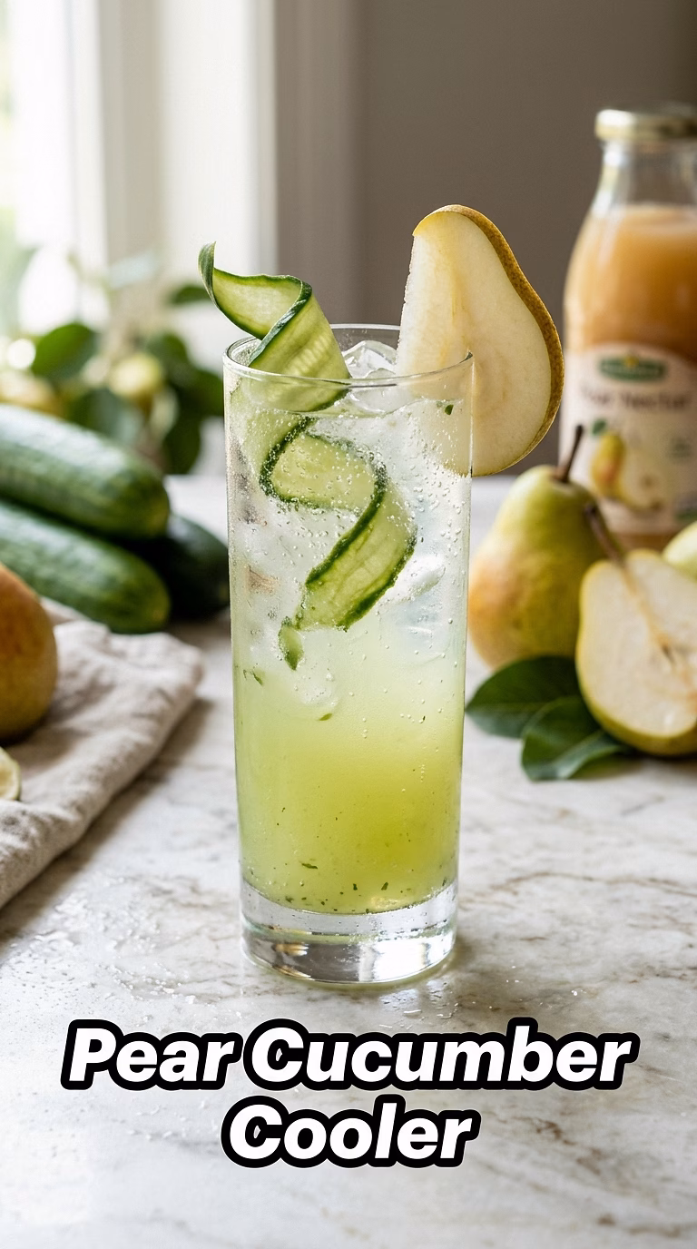 Pear Cucumber Cooler