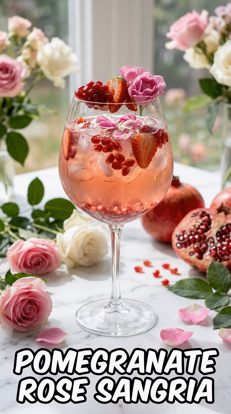 Pomegranate Rose Sangria