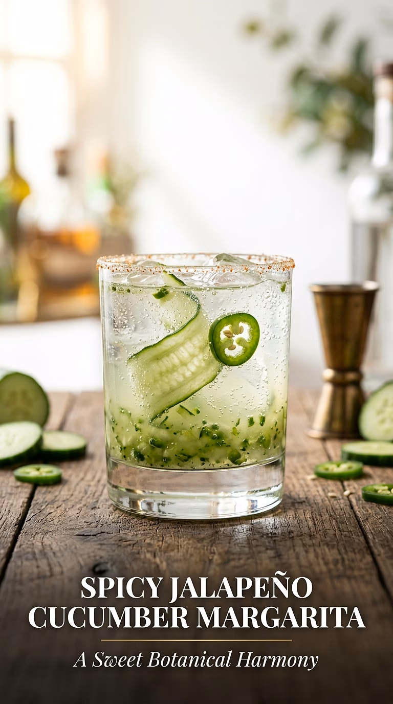 Spicy Jalapeño Cucumber Margarita