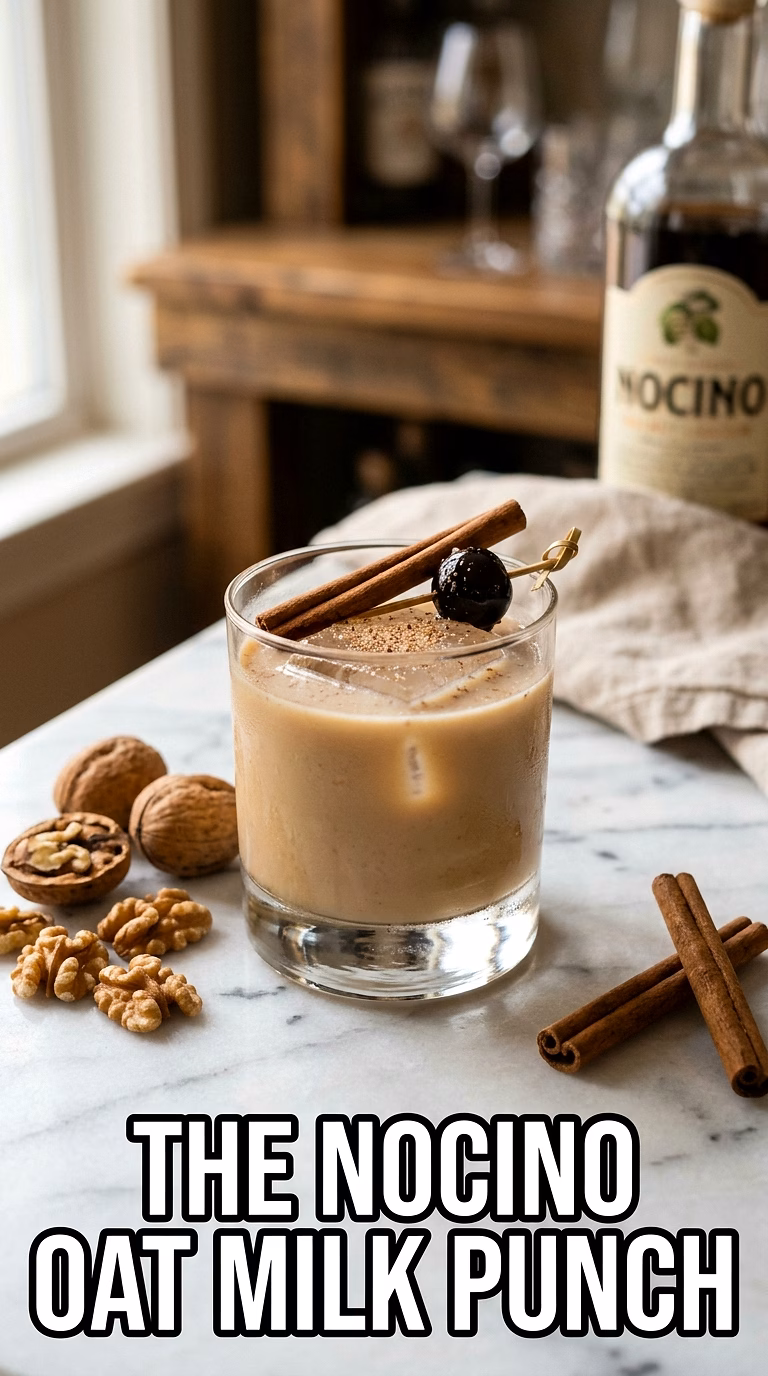 The Nocino Oat Milk Punch
