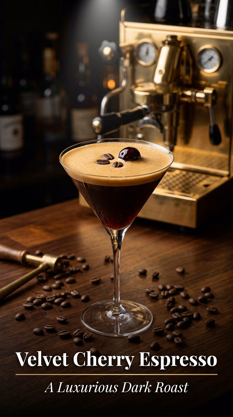 Velvet Cherry Espresso Martini