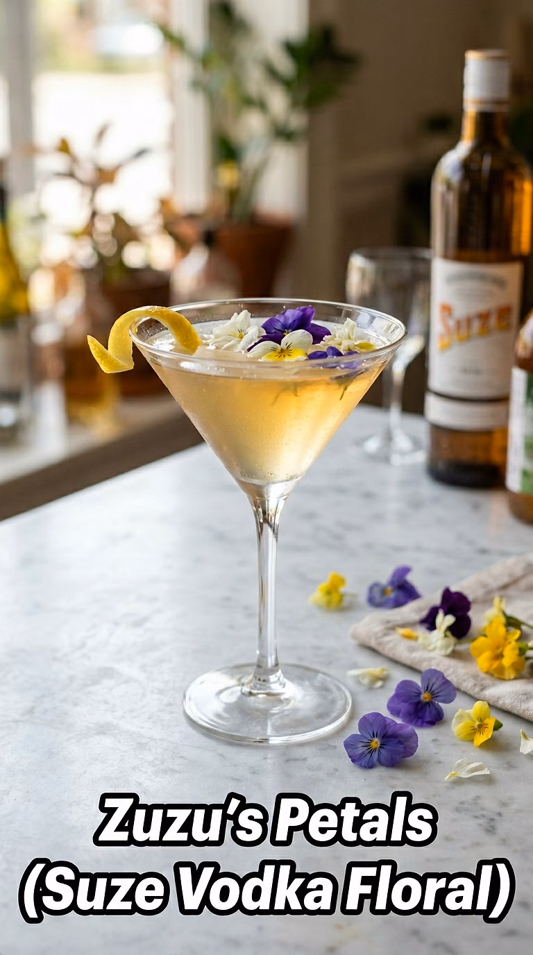 Zuzu's Petals (Suze Vodka Floral)
