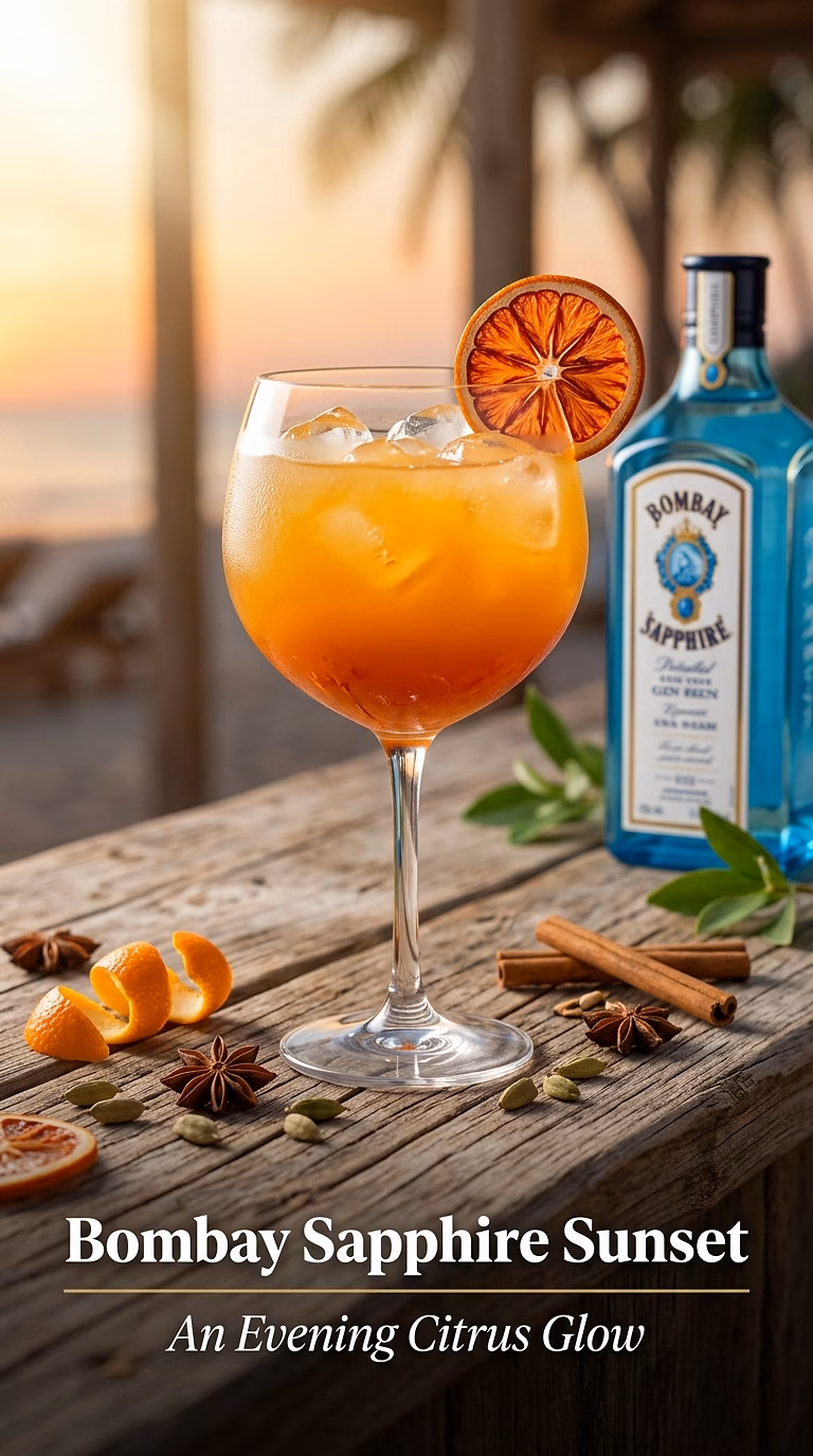 Bombay Sapphire Sunset
