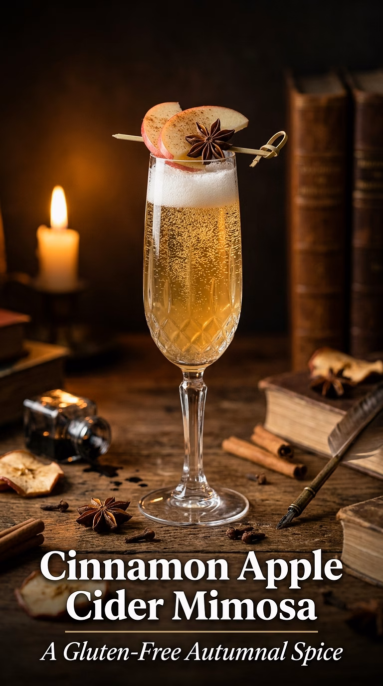 Cinnamon Apple Cider Mimosa
