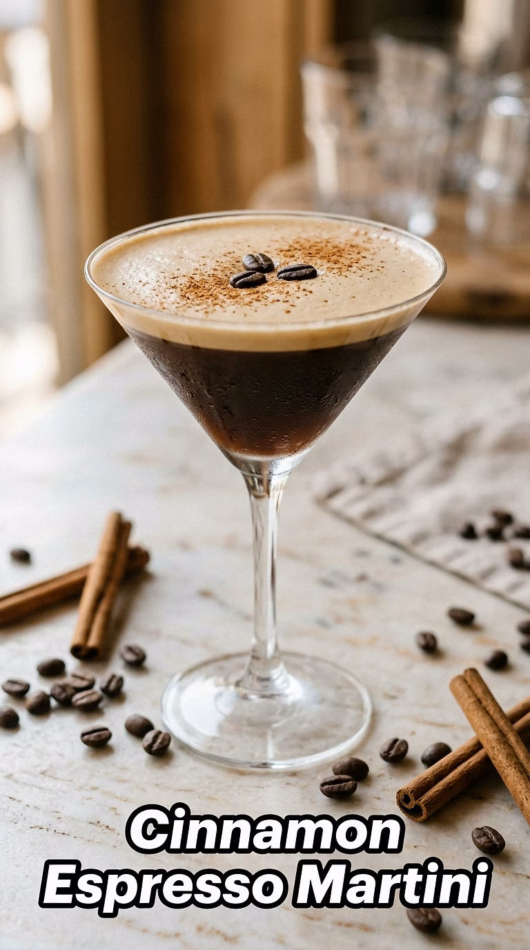 Cinnamon Espresso Martini
