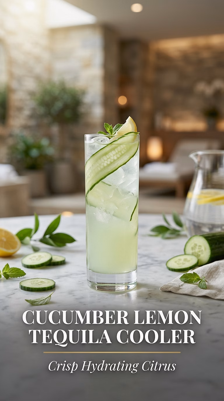 Cucumber Lemon Tequila Cooler