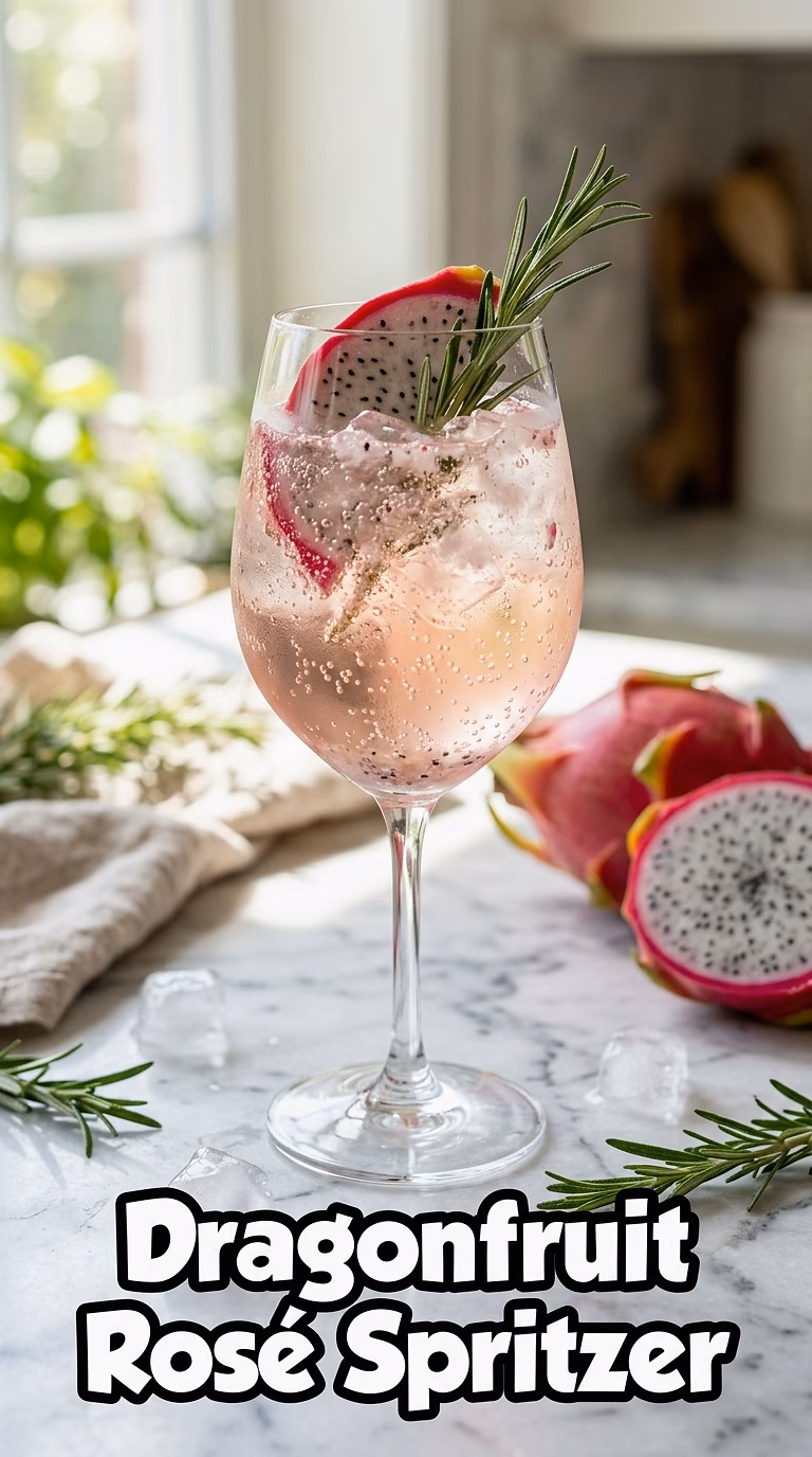 Dragonfruit Rosé Spritzer