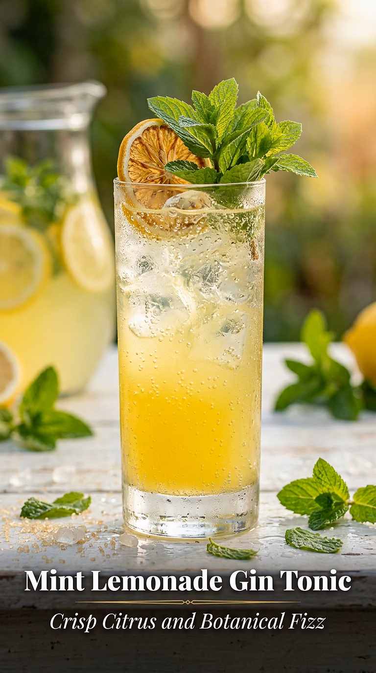 Mint Lemonade Gin Tonic