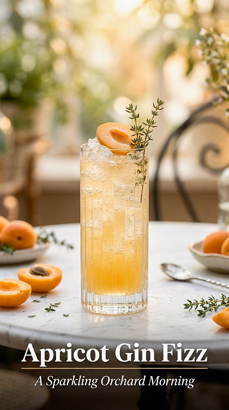 Apricot Gin Fizz