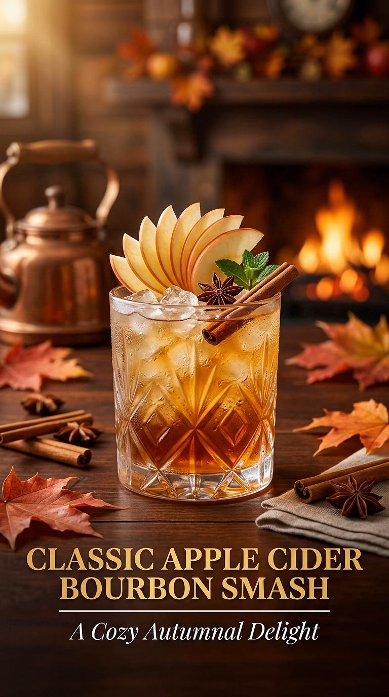 Classic Apple Cider Bourbon Smash
