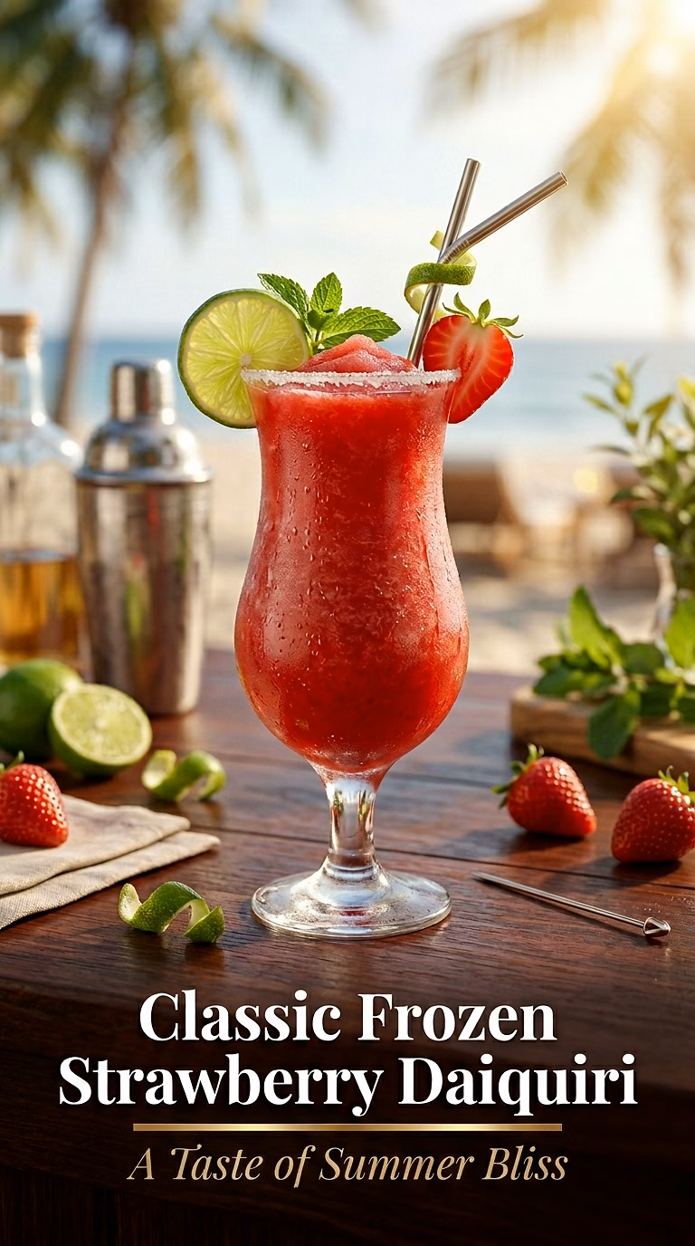 Classic Frozen Strawberry Daiquiri