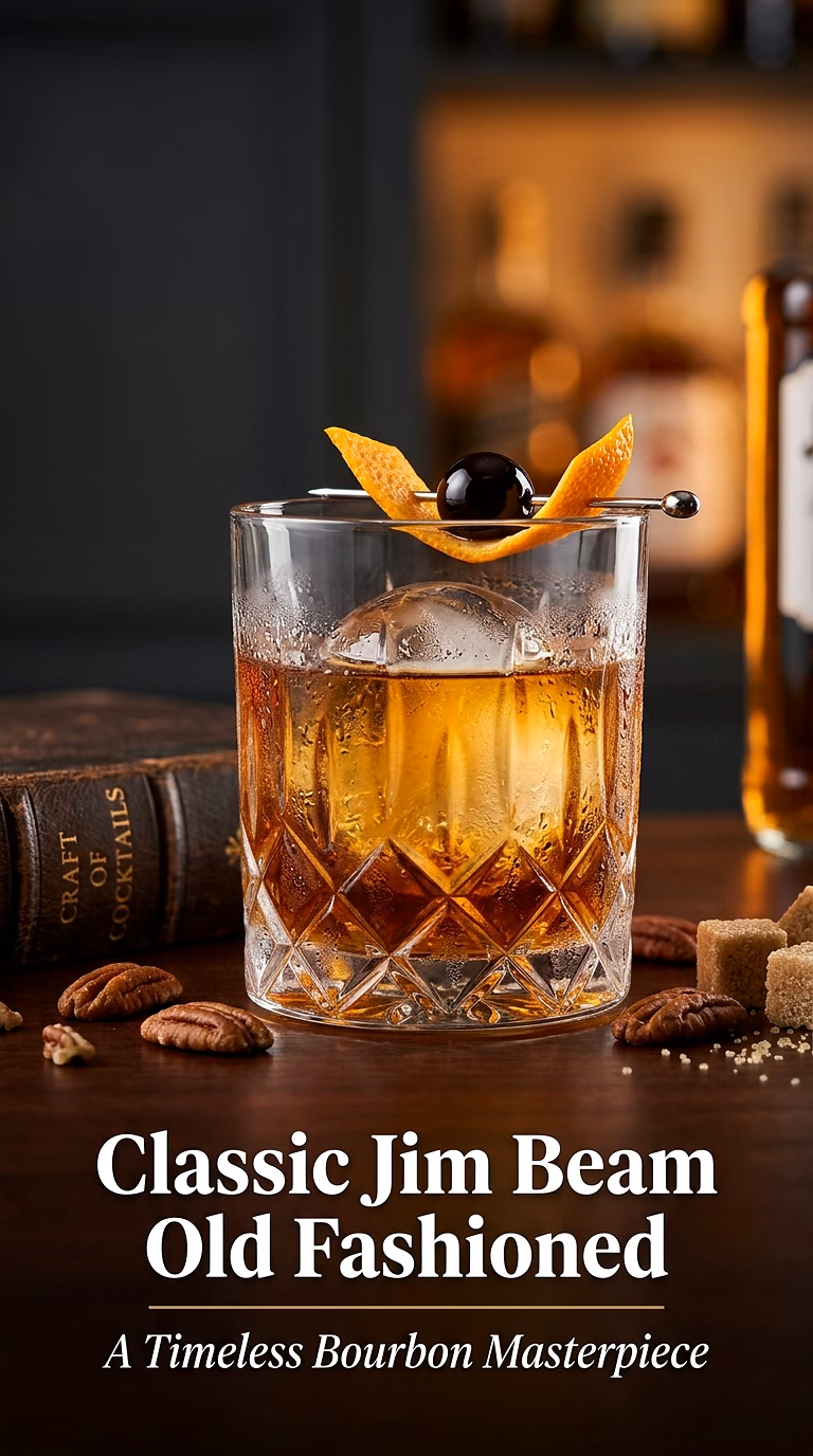 Classic Jim Beam Old Fashioned