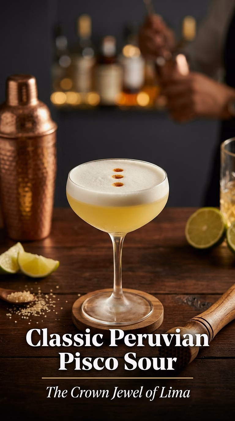 Classic Peruvian Pisco Sour