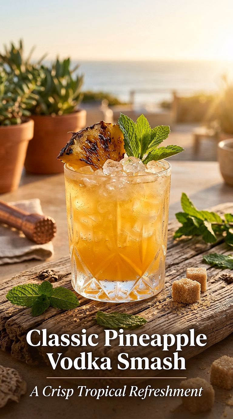 Classic Pineapple Vodka Smash