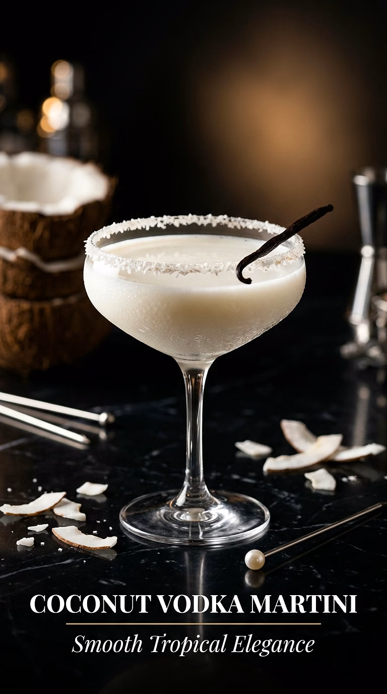 Coconut Vodka Martini