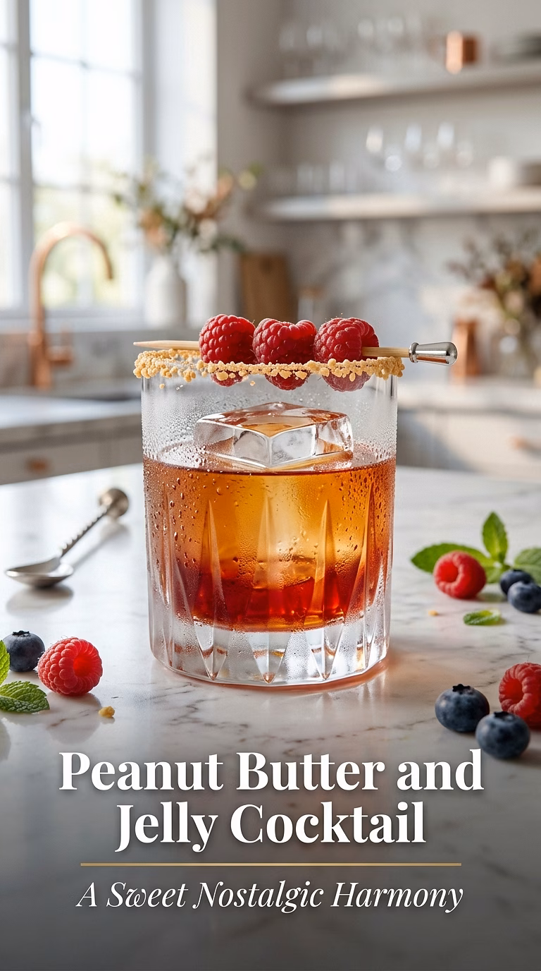 Peanut Butter and Jelly Cocktail