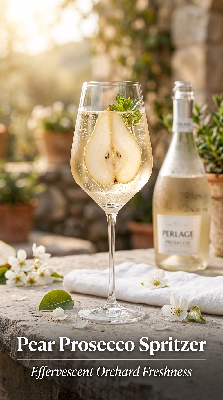 Pear Prosecco Spritzer