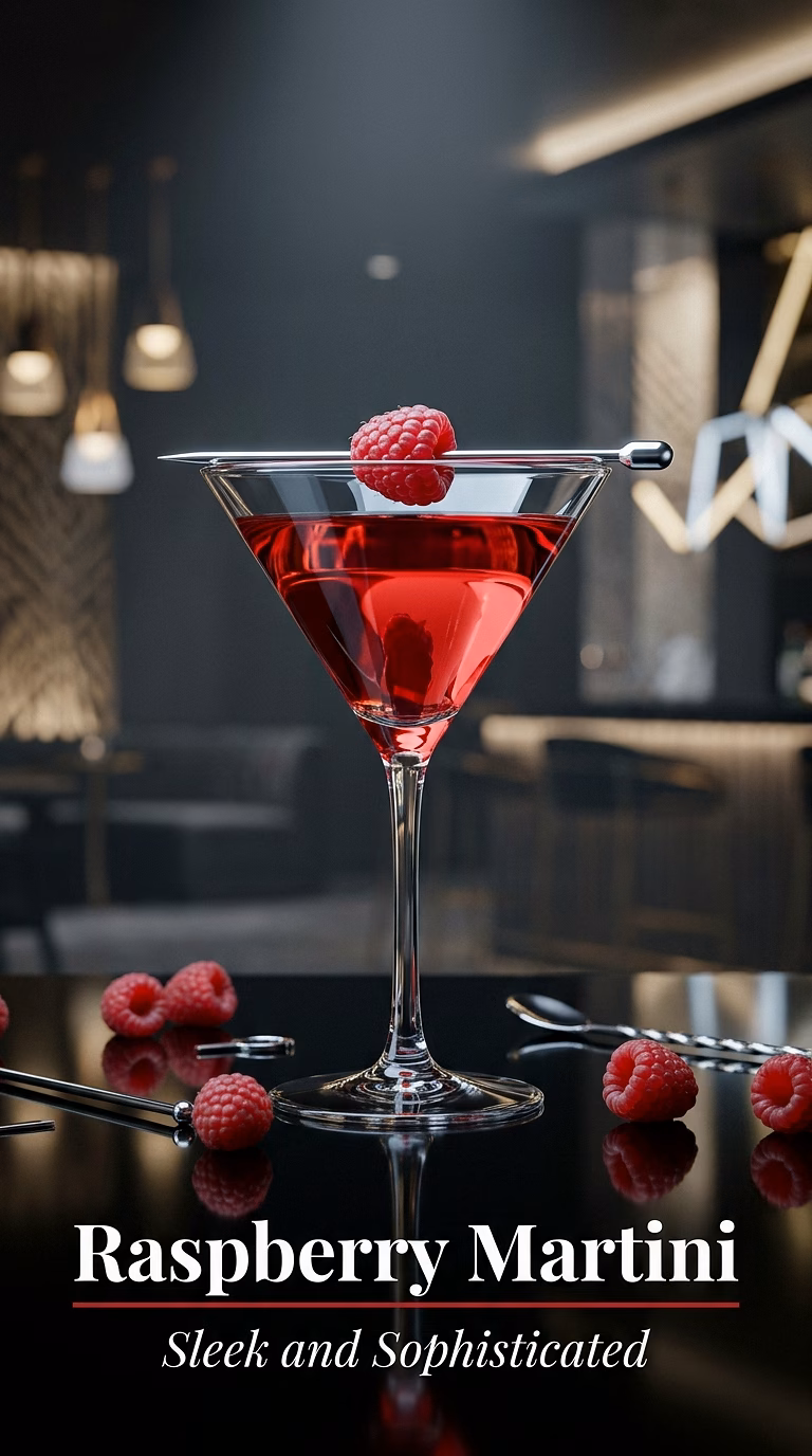 Raspberry Martini