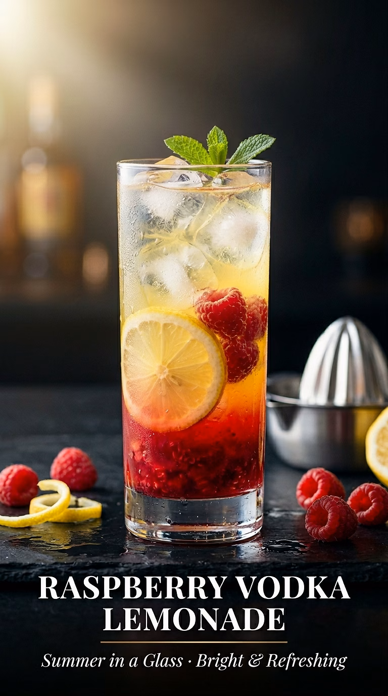 Raspberry Vodka Lemonade