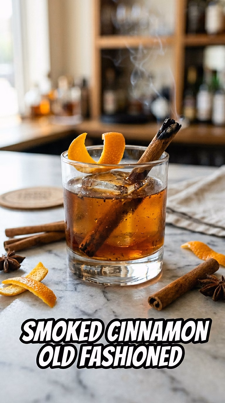 Smoked Cinnamon Old Fashioned