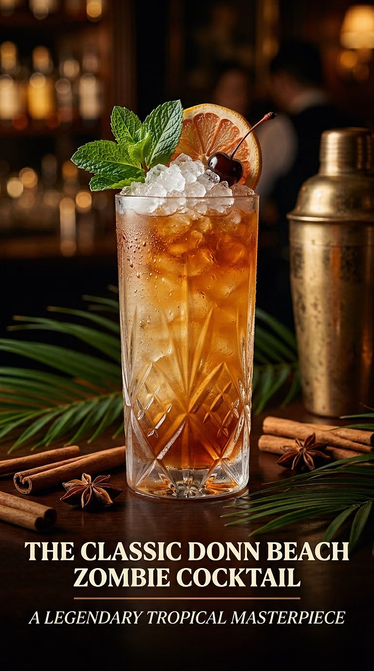 The Classic Donn Beach Zombie Cocktail