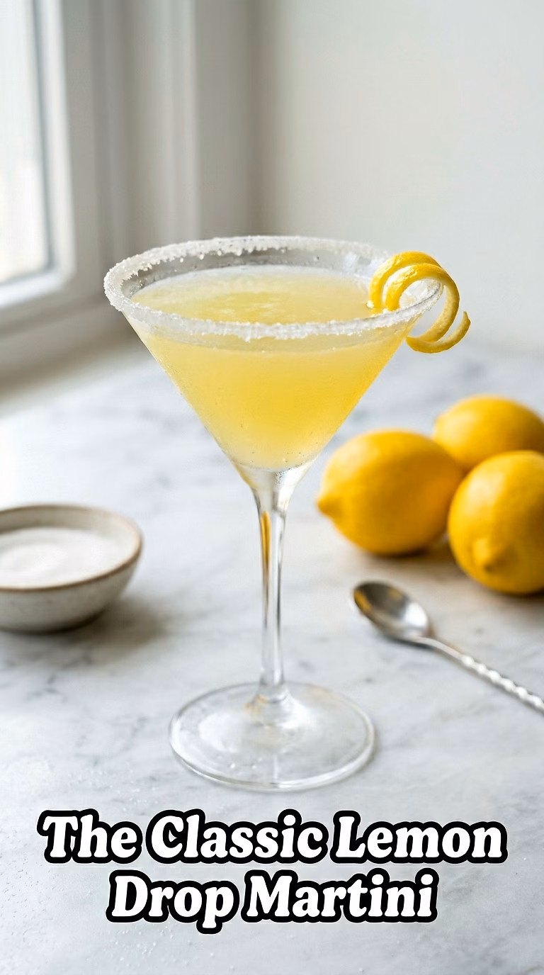 The Classic Lemon Drop Martini