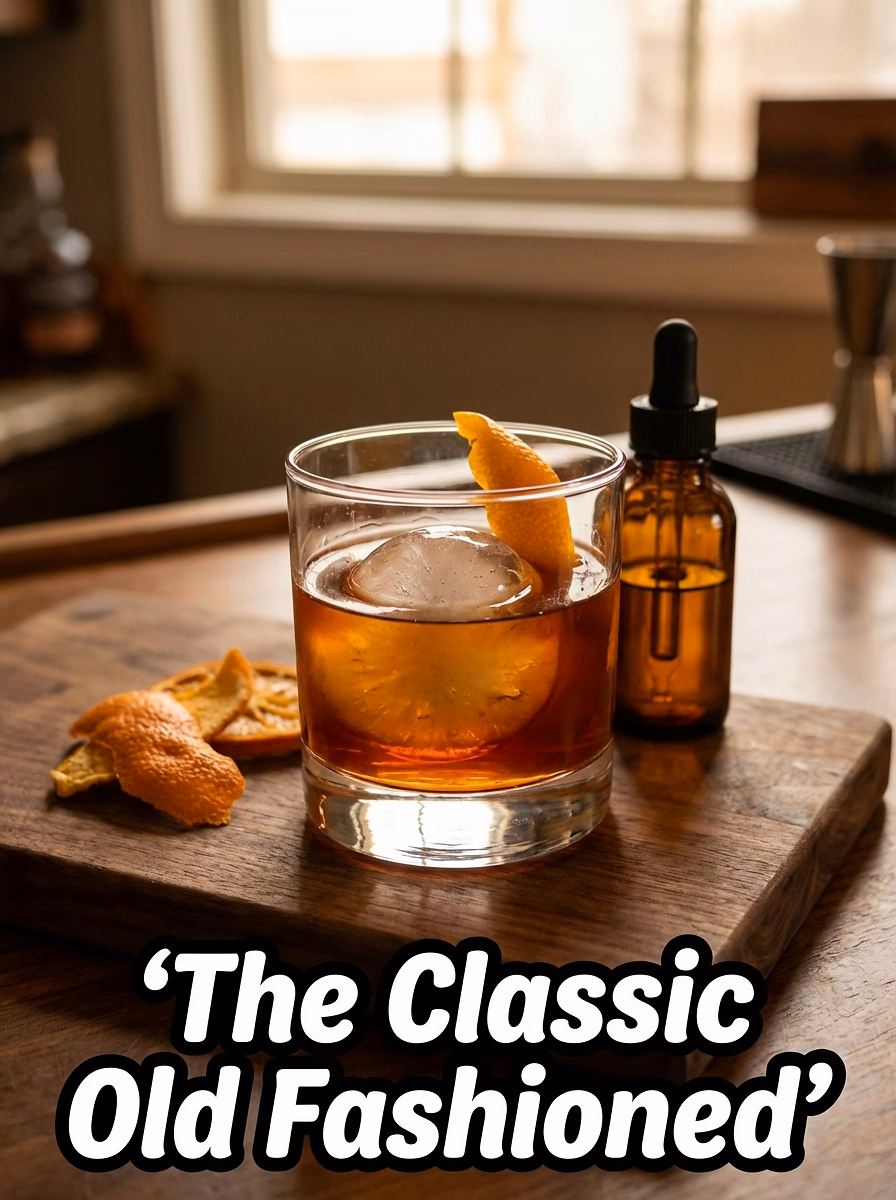 1. 🥃 The Classic Old Fashioned (The "OOO Fashioned")