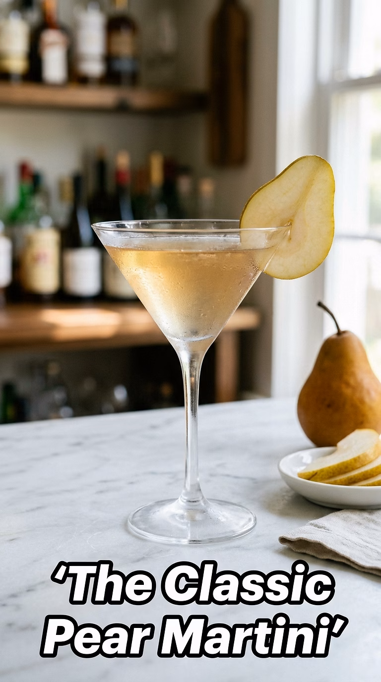 The Classic Pear Martini
