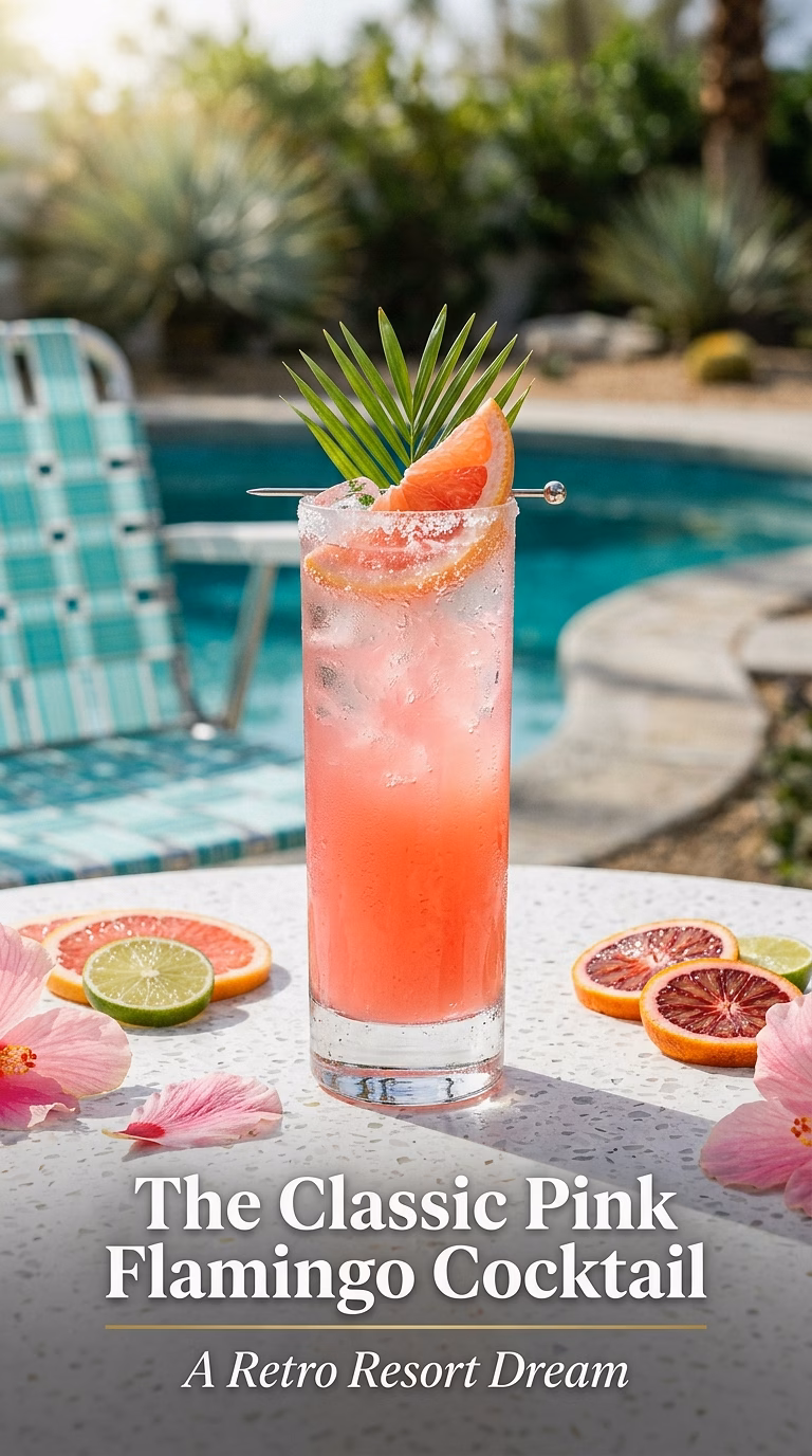 The Classic Pink Flamingo Cocktail