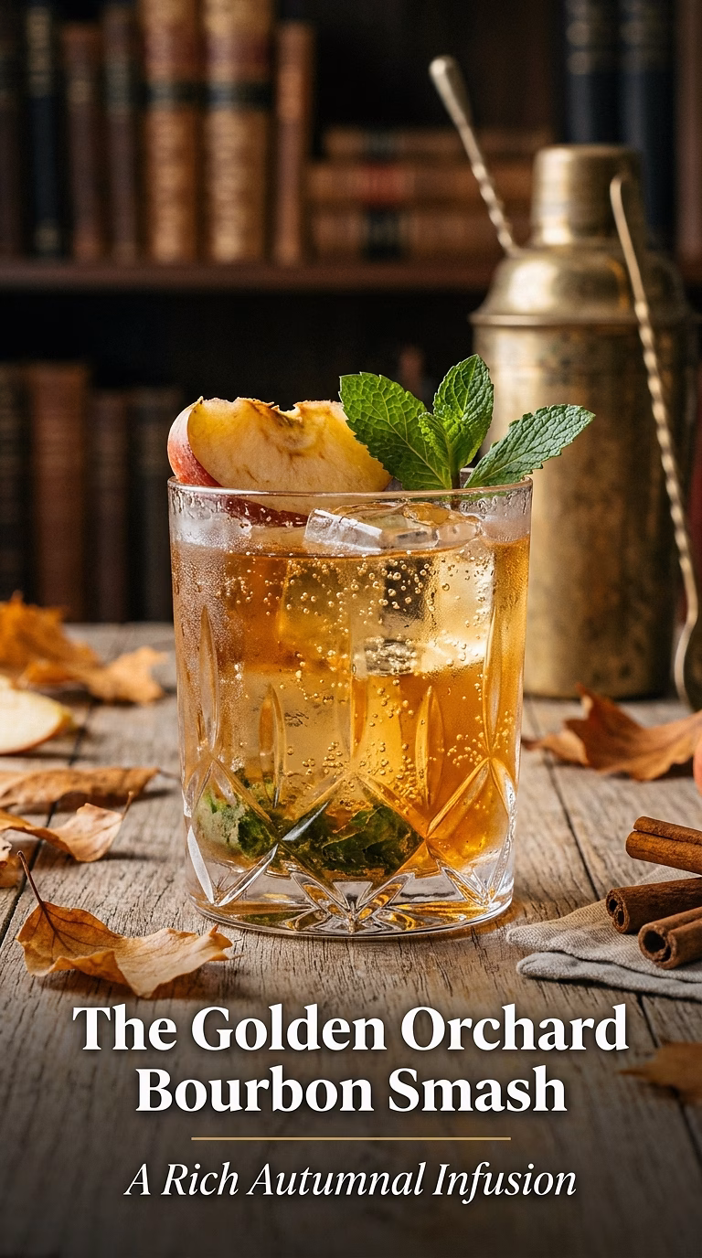 The Golden Orchard Bourbon Smash