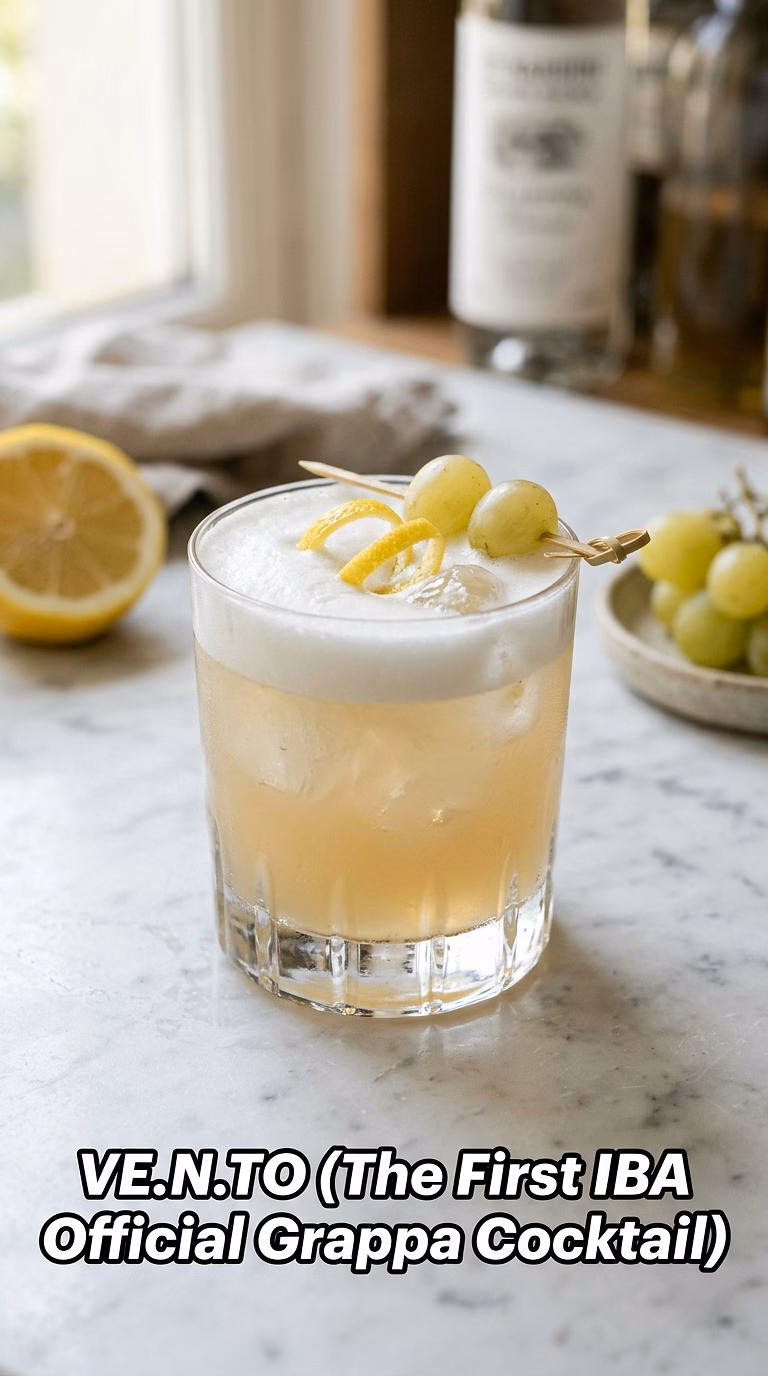 VE.N.TO (The First IBA Official Grappa Cocktail)
