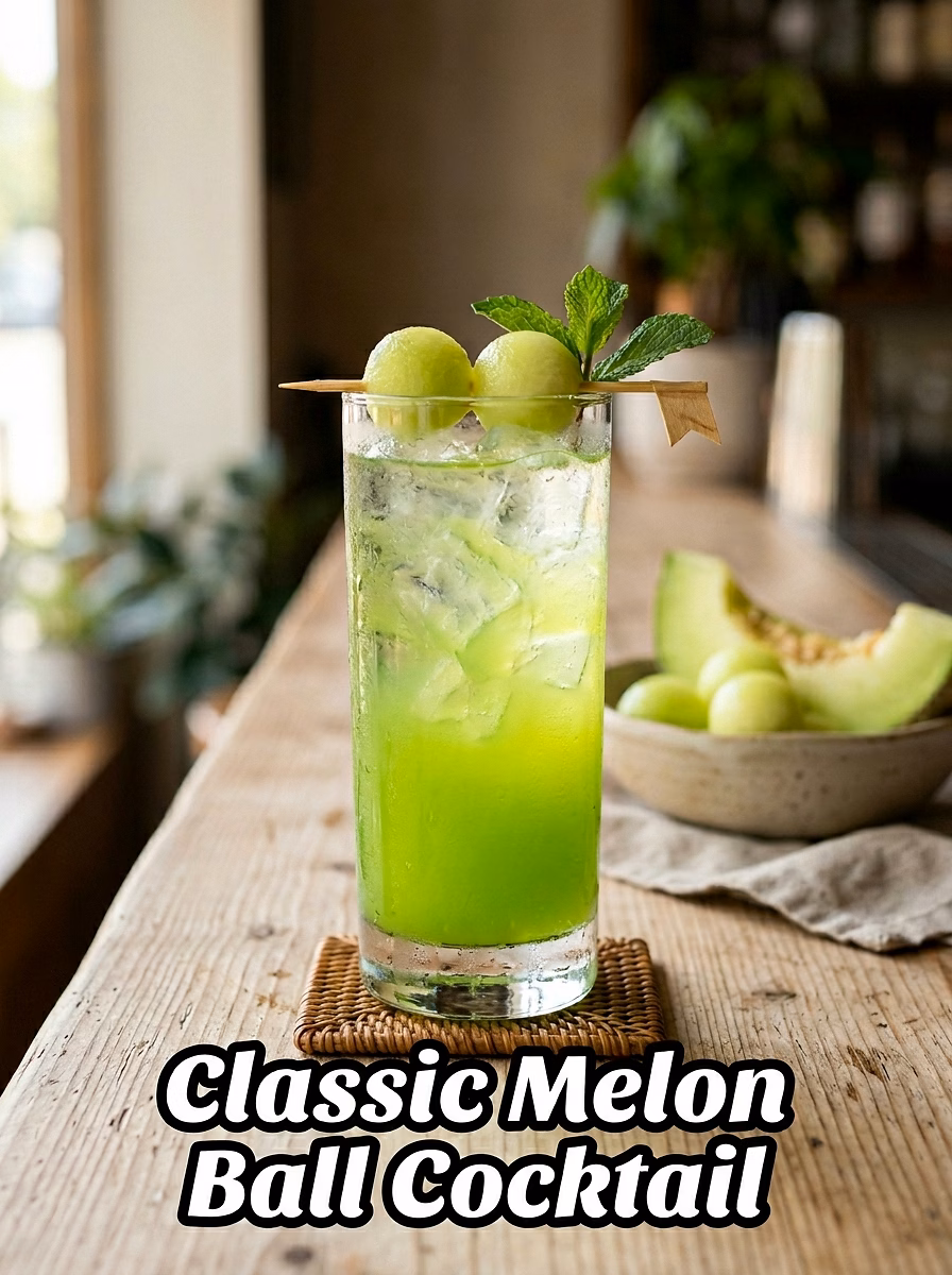 Classic Melon Ball Cocktail