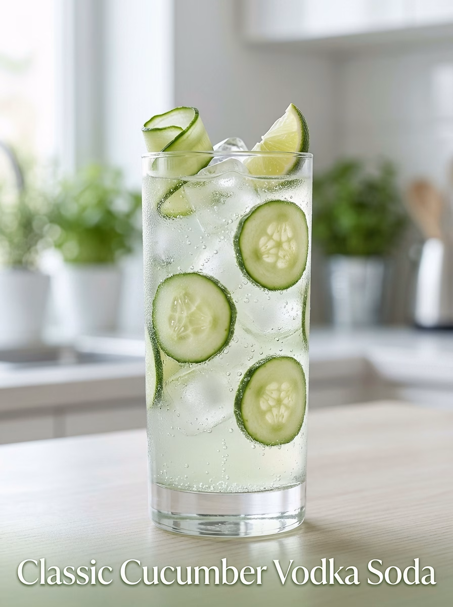 The Classic Cucumber Vodka Soda