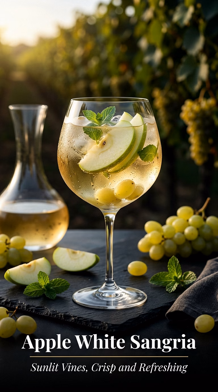 Apple Brandy White Sangria